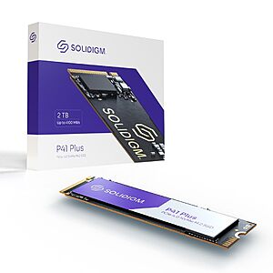 2TB Solidigm P41 Plus M.2 2280 PCIe 4.0 NVMe Gen 4 Solid State Drive $63 + Free Shipping
