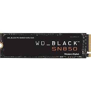 2TB Western Digital WD BLACK SN850 NVMe Gen4 SSD (+ Enermax Heatsink) $232.49