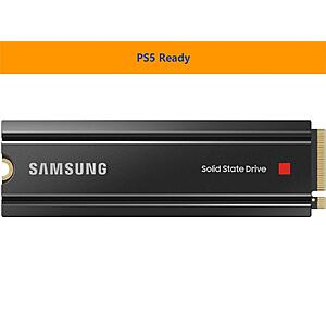 1TB SAMSUNG 980 PRO Heatsink M.2 NVMe Gen4 SSD $136;  1TB WD Black SN850 / $135AC