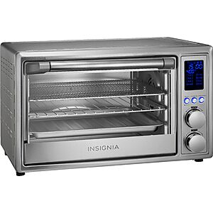 Insignia 6-Slice Toaster Oven Air Fryer (Stainless) $60