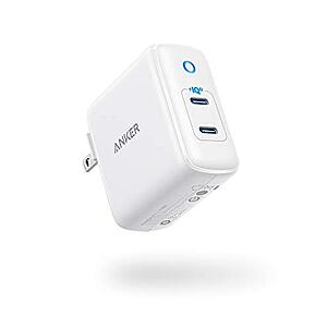 Anker 40W 2-Port PIQ 3.0, PowerPort III Duo Type C Foldable Fast Charger $19