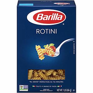 12-pk Barilla Pasta, Rotini 16oz $9.60 AC+S&S @Amazon