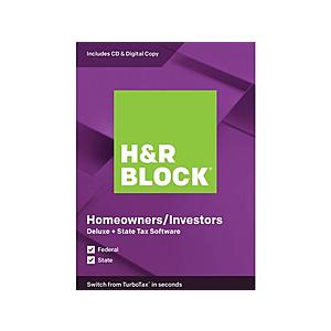 H&R BLOCK Tax Software Deluxe + State 2019 (boxed)@Newegg $17 AC (also H&R BLOCK Tax Software Premium & Business 2019 / $25)