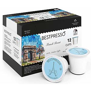 96-Count Bestpresso Single Serve Coffee K-Cups (French Roast) $19.50 & More w/ S&S + Free S&H
