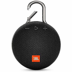 JBL CLIP 3 Waterproof Portable Bluetooth Speaker (Black) $30 + Free Shipping