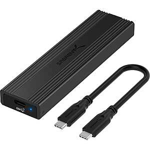 Sabrent USB 3.2 Type-C Tool-Free Enclosure for M.2 NVMe SSD $22.95 + Free Shipping