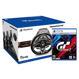 Thrustmaster T248 Racing Wheel & Magnetic Pedals + Gran Turismo 7 Launch Edition (PS5) - $299.98 + FS @ Dell