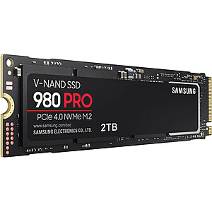 Samsung 980 PRO PCIe 4.0 NVMe M.2 SSD's: 2TB w/ Heatsink $190, 2TB $180 & More + Free Shipping