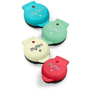 4 Pack MyMini Deluxe Mini Make Box Set (Waffle Maker, Griddle, Donut Maker, and Omelette Maker) $15 + Free Shipping w/ Walmart+ or Free Store Pickup