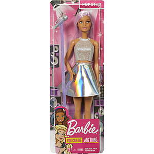 Mattel Barbie Dolls: Pop Star, Mermaid, Gymnast, Nurse & More $5 each