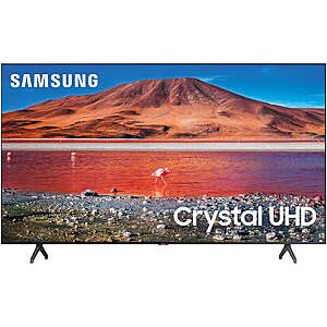 65" Samsung UN65TU7000B 4K Crystal UHD HDR LED Smart TV (2020) $368 + Free Shipping & More