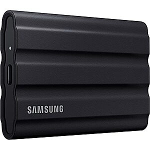 4TB SAMSUNG T7 Shield USB 3.2 Gen2 IP65 Portable Solid State Drive (Black) $220 + Free Shipping