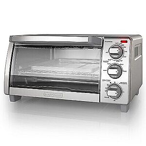 BLACK+DECKER 1150W 4-Slice Natural Convection Toaster Oven - $19.99 + Free Shipping | eBay