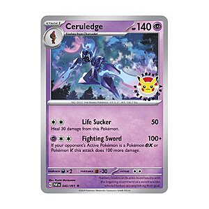 Pokémon Day 2024 Promo: Make Any Eligible Purchase, Get Ceruledge Promo Card Free + Free S/H on $20+ Orders