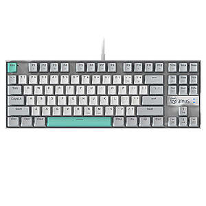 3inus KEBOHUB EE01 RGB-Backlit Mechanical Keyboard w/ 5-in-1 USB Hub $49.40 + Free Shipping