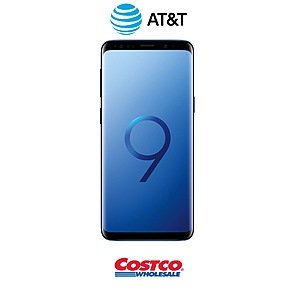 Costco In-Store Offer: AT&T Galaxy S9 w/ $395 in Bill Credits + $200 Costco GC  $13.16/mo for 30 Mos. (New Line Req.)