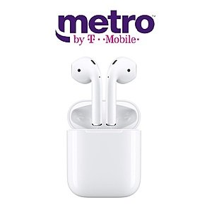 Metro by T-Mobile Stores: Get Apple Airpods With BYOD iPhone Port-In from $65 (After Rebate w/ Activation)