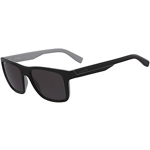 Lacoste Sunglasses: Matte Two-Tone Square Classic & More $36 + Free Shipping
