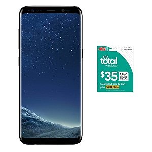 Total Wireless Samsung Galaxy S8 (Reconditioned) + $35 5GB Plan Card $184.99 w/ Email Offer Sign-Up + Free S/H