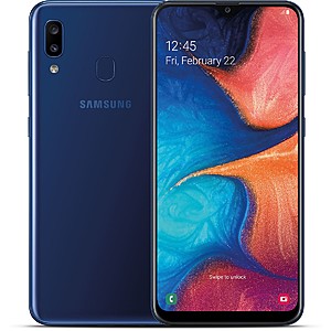 Total Wireless Samsung Galaxy A20 Locked Prepaid Phone (Reconditioned) + $35 Prepaid Plan Card (30-Day Unlimited Talk/Text/3GB LTE Plan) $76.99 + Free S/H