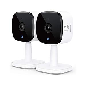 2-Pack eufy Security 2K Indoor Cam w/ Wi-Fi $60 + Free Shipping