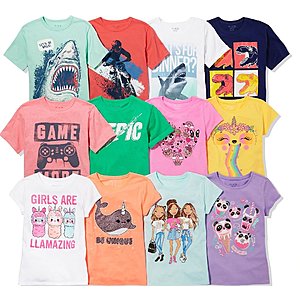 Children's Place Graphic Tees: Big Kids' from $2, Baby / Toddler from $1 + Free S&H