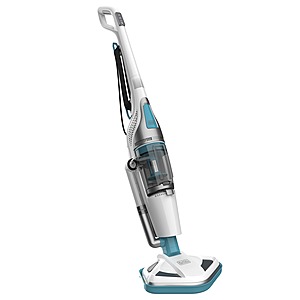 Black + Decker Hepa Corded Steam Mop and Vacuum Cleaner (White) $69 + Free Shipping