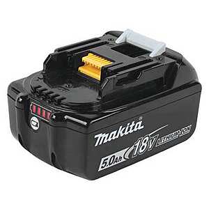 Makita BL1850B 18-Volt LXT Lithium-Ion High Capacity Battery Pack 5.0A – Fasteners Inc $55