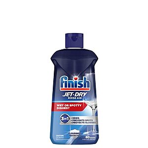 Finish Jet-Dry Rinse Aid, Dishwasher Rinse Agent & Drying Agent, 8.45 Fl Oz (Packaging May Vary) - $2.47