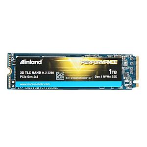 Micro Center: 1TB Inland Performance 3D TLC NAND PCIe Gen 4 NVMe Internal SSD $35 + Free Store Pickup