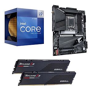 Microcenter B&M bundle, Intel Core i9-12900K, Gigabyte Z690 Aorus Elite AX DDR5, G.Skill Ripjaws S5 32GB Kit DDR5-6000, $400