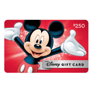Costco: Disney Gift Card eGift - $250 for 224.99