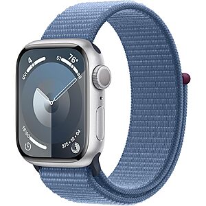 Apple Watch Series 9 GPS 41mm Aluminum Case w/ Sport Loop (Winter Blue, S/M) $289 + Free Shipping