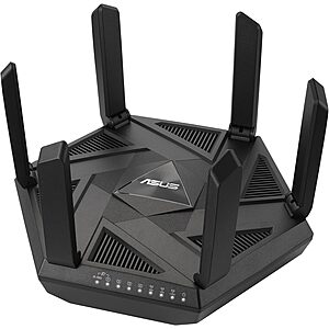 $209.99: ASUS RT-AXE7800 Tri-Band WiFi 6E 6GHz Extendable Router w/ 2.5G Port