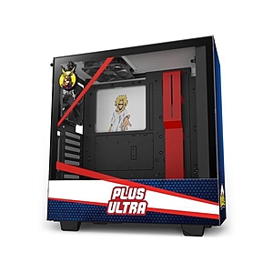 NZXT - CRFT My Hero All Might Limited Edition H510i Case - CA-H510I-MH-AM - Compact ATX Mid-Tower PC Gaming Case - Front I/O USB Type-C Port - Vertical GPU Mount - Temper - $49.99