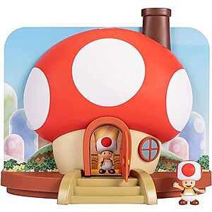 Toys & Games: Buy 1 Get 1 Free: Super Mario Action Figures Playset w/ 2.5" Deluxe Toad $11 & More + Free Shipping w/ Prime or on $35+