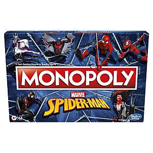 Monopoly: Marvel Spider-Man Edition Board Game $9.97, Super Mario Bros. Movie Edition Board Game $9.97 & More + Free S&H w/ Walmart+ or $35+