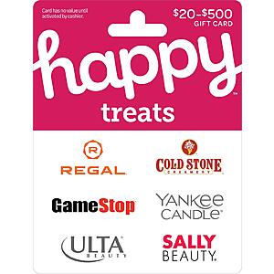 Limited-time deal: Happy Gift Card - $50, 15% OFF - $42.50