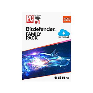 Newegg: Bitdefender Family Pack 2023 - 15 Devices / 2 Years - Download $35  w/ promo code SWBTS42