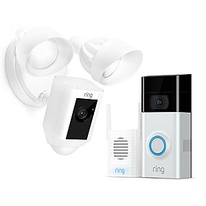 Ring Smart Doorbell/Camera: Ring Video Doorbell 2 w/ Chime Pro & Spotlight Cam  $310 & Many More + Free S/H