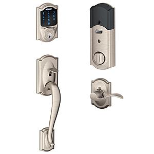 Schlage Camelot Connect Smart Lock w/ Alarm and Lever Handleset $179 & More + Free Shipping