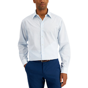 Club Room Men's Regular Fit Check Dress Shirt (Lt Blue) $7.65 + Free Store Pickup