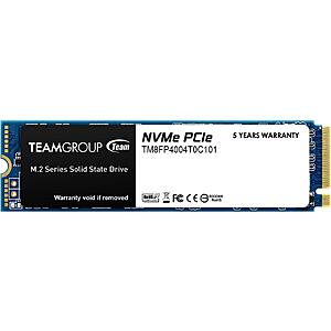 Team Group MP34 M.2 2280 4TB PCIe 3.0 x4 with NVMe 1.3 3D NAND Internal Solid State Drive (SSD) TM8FP4004T0C101 $151.99