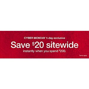 Bj's Wholesale: Spend $200+, Save $20 sitewide (11/27 only)