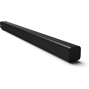 Hisense HS205 2.0ch Sound Bar, 60W, Roku TV ready, Enhance TV enjoyment, Bluetooth, HDMI ARC/Optical/AUX/USB, 3 EQ Modes,Black - $34.99 at Amazon