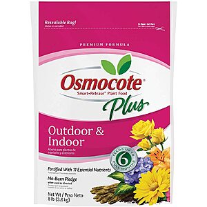 8 lb. Osmocote Smart-Release Plant Food - Plus Outdoor & Indoor, $11
