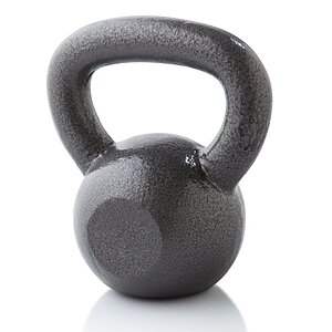 Weider 95 lb. Cast Iron Kettlebell with Hammertone Finish - Free Shipping! -Single $95