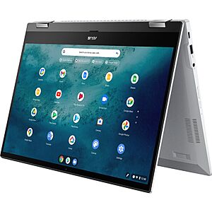 ASUS - 2-in-1 15.6" Touch-Screen Chromebook - Intel  i3-1115G4 - 8GB Memory $399 at Best Buy