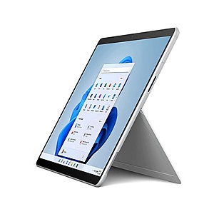 Microsoft Surface Pro X Tablet (New/Open Box): 13" QHD+ 3:2 IPS Touch, Microsoft SQ2, 16GB LPDDR4, 256GB SSD, LTE, Win 11 Pro $439.28