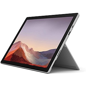 Microsoft Surface Pro 7 Tablet (Refurb): 12.3" 3:2 IPS Touch, i7-1065G7, 16GB LPDDR4, 256GB SSD $549.99